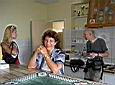 Christine Charton (au centre)